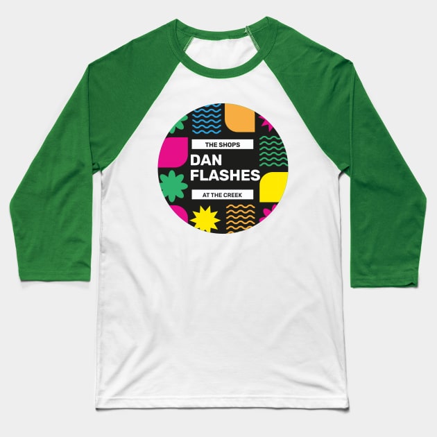 Dan Flashes!!! Baseball T-Shirt by TexasToons